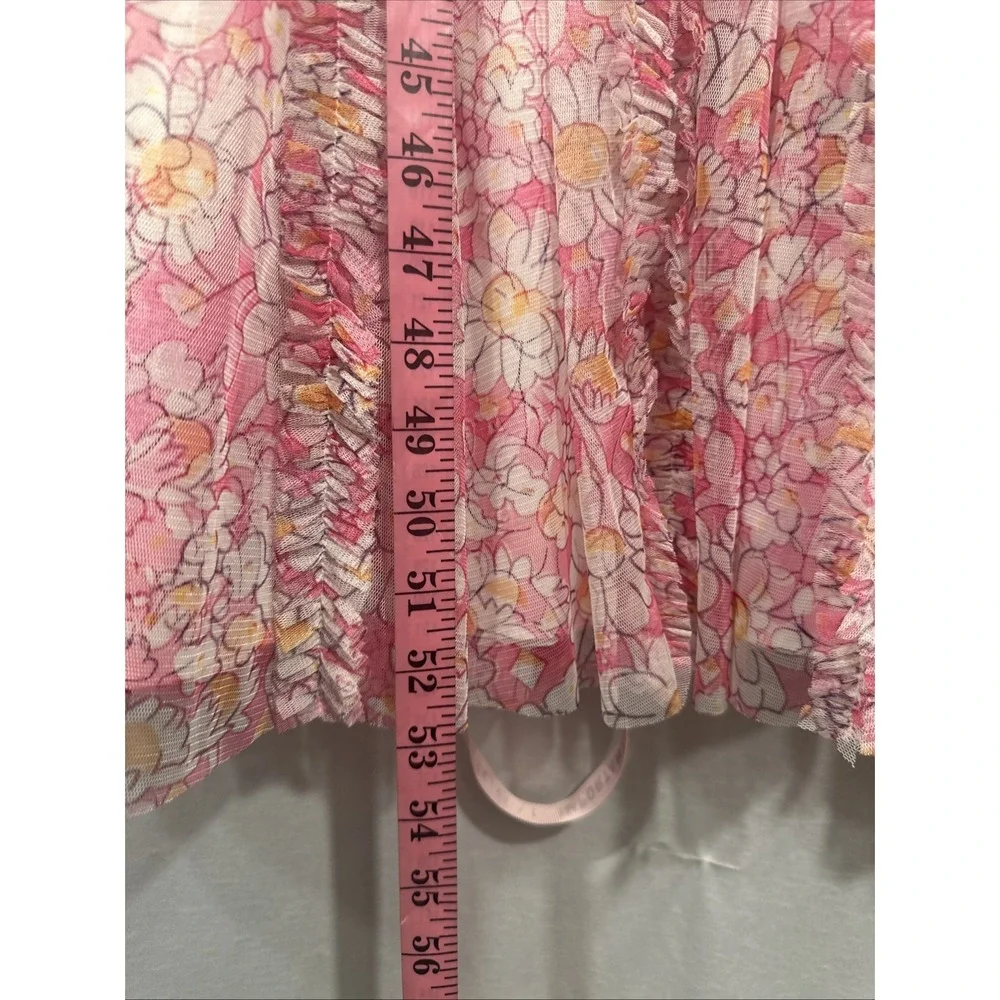 NWT Mac Duggal [ 12 ] 8012 Floral V-Neck Floral A line Midi Dress In Pink #S1938 - Picture 9 of 16